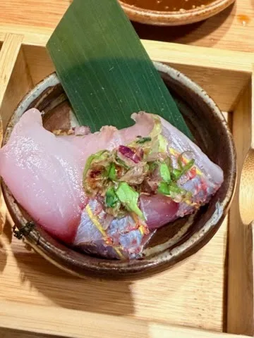 Close-up of a Dish in the Otsumami Box at Kodawari Japanese Cuisine