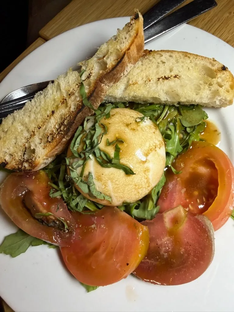 Heirloom Burrata Caprese at Stella