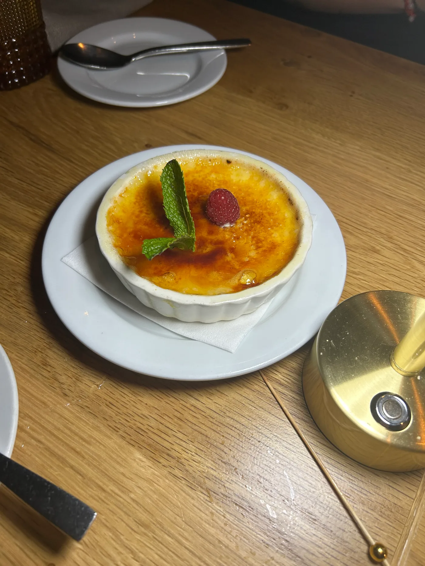 Crème Brûlée at Stella