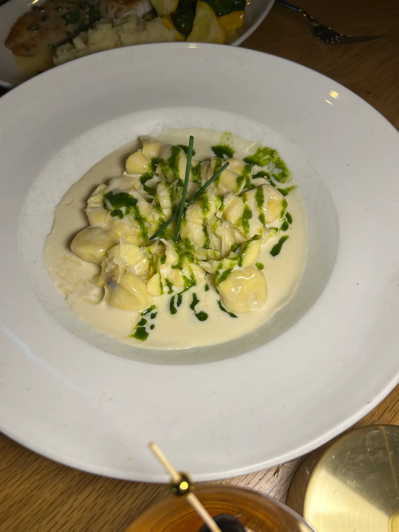 Pear & Tallegio Stuffed Pasta Purses at Stella