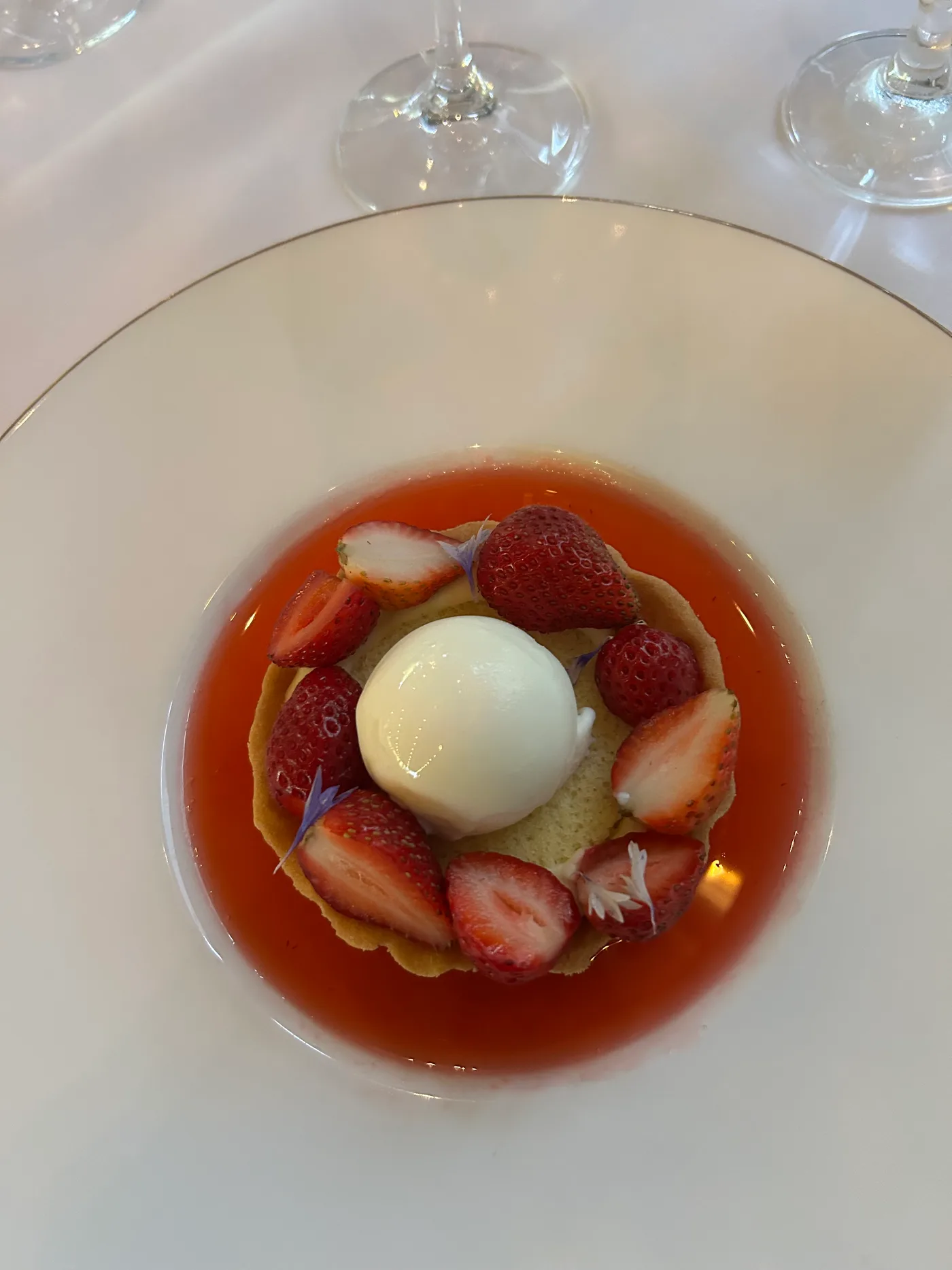 Gâteau aux Fraises at The Village Pub