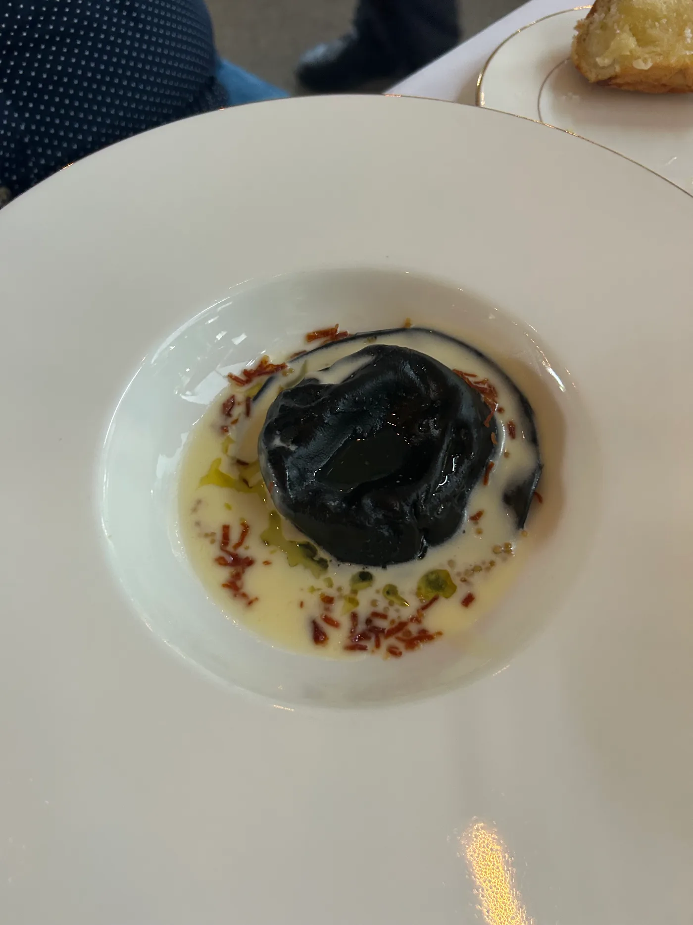 Egg Yolk Raviolo at The Village Pub