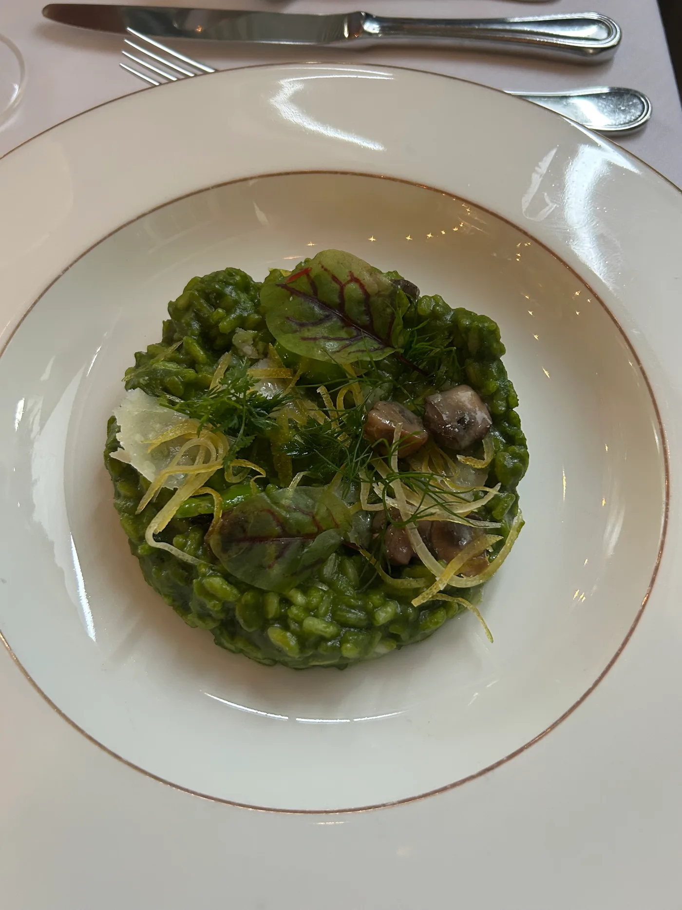 Risotto Verde at The Village Pub